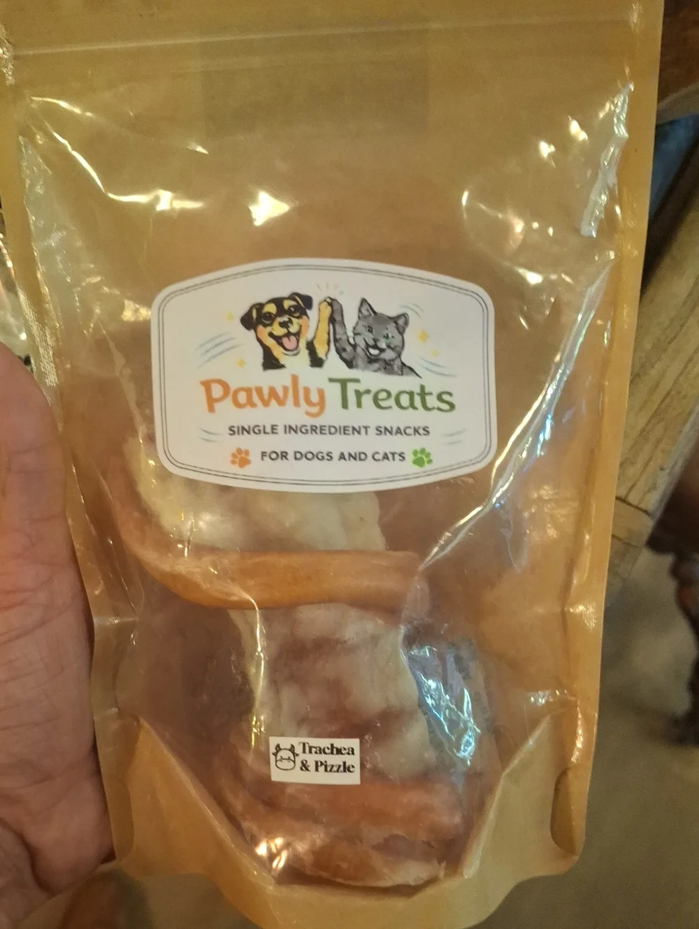 Single Ingredient Pet Snacks - Trachea Wrapped With PIZZLE